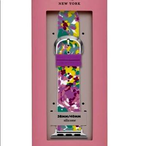 Kate Spade Floral White Silicone Apple Watch Band